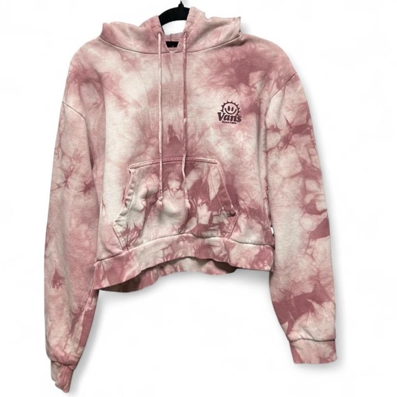 Vans Sweaters - Vans Women’s Pink Tie-Dye Hoodie | Cozy Streetwear